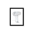 Picture of Drawing Flower VI _GroupedProduct_Rectangle_Portrait_Framed_Matted_