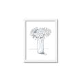 Picture of Drawing Flower VI _GroupedProduct_Rectangle_Portrait_Framed_Matted_