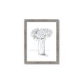 Picture of Drawing Flower VI _GroupedProduct_Rectangle_Portrait_Framed_Matted_