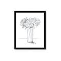 Picture of Drawing Flower VI _GroupedProduct_Rectangle_Portrait_Framed_Matted_