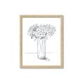 Picture of Drawing Flower VI _GroupedProduct_Rectangle_Portrait_Framed_Matted_