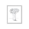 Picture of Drawing Flower VI _GroupedProduct_Rectangle_Portrait_Framed_Matted_