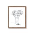Picture of Drawing Flower VI _GroupedProduct_Rectangle_Portrait_Framed_Matted_