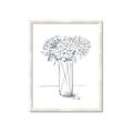 Picture of Drawing Flower VI _GroupedProduct_Rectangle_Portrait_Framed_Matted_