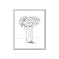 Picture of Drawing Flower VI _GroupedProduct_Rectangle_Portrait_Framed_Matted_