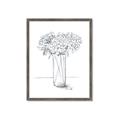Picture of Drawing Flower VI _GroupedProduct_Rectangle_Portrait_Framed_Matted_