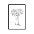 Picture of Drawing Flower VI _GroupedProduct_Rectangle_Portrait_Framed_Matted_