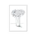 Picture of Drawing Flower VI _GroupedProduct_Rectangle_Portrait_Framed_Matted_