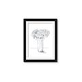 Picture of Drawing Flower VI _GroupedProduct_Rectangle_Portrait_Framed_Matted_