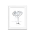 Picture of Drawing Flower VI _GroupedProduct_Rectangle_Portrait_Framed_Matted_