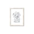 Picture of Drawing Flower V _GroupedProduct_Rectangle_Portrait_Framed_Matted_