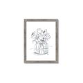 Picture of Drawing Flower V _GroupedProduct_Rectangle_Portrait_Framed_Matted_