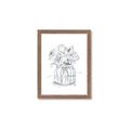 Picture of Drawing Flower V _GroupedProduct_Rectangle_Portrait_Framed_Matted_