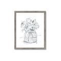 Picture of Drawing Flower V _GroupedProduct_Rectangle_Portrait_Framed_Matted_