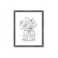 Picture of Drawing Flower V _GroupedProduct_Rectangle_Portrait_Framed_Matted_