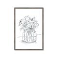 Picture of Drawing Flower V _GroupedProduct_Rectangle_Portrait_Framed_Matted_