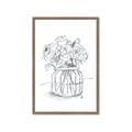 Picture of Drawing Flower V _GroupedProduct_Rectangle_Portrait_Framed_Matted_