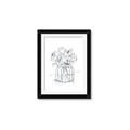 Picture of Drawing Flower V _GroupedProduct_Rectangle_Portrait_Framed_Matted_