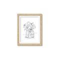 Picture of Drawing Flower V _GroupedProduct_Rectangle_Portrait_Framed_Matted_