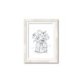 Picture of Drawing Flower V _GroupedProduct_Rectangle_Portrait_Framed_Matted_