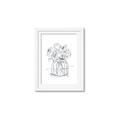 Picture of Drawing Flower V _GroupedProduct_Rectangle_Portrait_Framed_Matted_