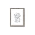 Picture of Drawing Flower V _GroupedProduct_Rectangle_Portrait_Framed_Matted_