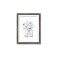 Picture of Drawing Flower V _GroupedProduct_Rectangle_Portrait_Framed_Matted_