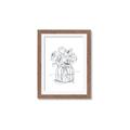 Picture of Drawing Flower V _GroupedProduct_Rectangle_Portrait_Framed_Matted_