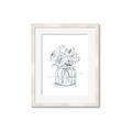 Picture of Drawing Flower V _GroupedProduct_Rectangle_Portrait_Framed_Matted_