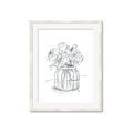 Picture of Drawing Flower V _GroupedProduct_Rectangle_Portrait_Framed_Matted_