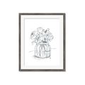 Picture of Drawing Flower V _GroupedProduct_Rectangle_Portrait_Framed_Matted_