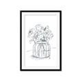 Picture of Drawing Flower V _GroupedProduct_Rectangle_Portrait_Framed_Matted_