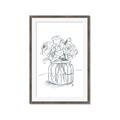 Picture of Drawing Flower V _GroupedProduct_Rectangle_Portrait_Framed_Matted_
