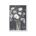 Picture of White Flower Medley _GroupedProduct_Rectangle_Portrait_Framed_Matted_