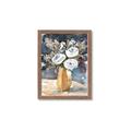 Picture of White Flower In Vase I _GroupedProduct_Rectangle_Portrait_Framed_Matted_