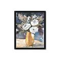 Picture of White Flower In Vase I _GroupedProduct_Rectangle_Portrait_Framed_Matted_