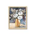 Picture of White Flower In Vase I _GroupedProduct_Rectangle_Portrait_Framed_Matted_
