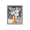 Picture of White Flower In Vase I _GroupedProduct_Rectangle_Portrait_Framed_Matted_