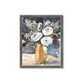 Picture of White Flower In Vase I _GroupedProduct_Rectangle_Portrait_Framed_Matted_
