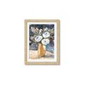 Picture of White Flower In Vase I _GroupedProduct_Rectangle_Portrait_Framed_Matted_