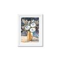 Picture of White Flower In Vase I _GroupedProduct_Rectangle_Portrait_Framed_Matted_