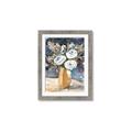 Picture of White Flower In Vase I _GroupedProduct_Rectangle_Portrait_Framed_Matted_