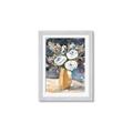 Picture of White Flower In Vase I _GroupedProduct_Rectangle_Portrait_Framed_Matted_