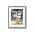 Picture of White Flower In Vase I _GroupedProduct_Rectangle_Portrait_Framed_Matted_