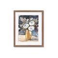Picture of White Flower In Vase I _GroupedProduct_Rectangle_Portrait_Framed_Matted_