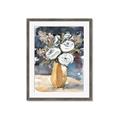Picture of White Flower In Vase I _GroupedProduct_Rectangle_Portrait_Framed_Matted_