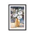 Picture of White Flower In Vase I _GroupedProduct_Rectangle_Portrait_Framed_Matted_