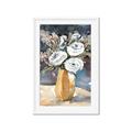 Picture of White Flower In Vase I _GroupedProduct_Rectangle_Portrait_Framed_Matted_