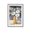 Picture of White Flower In Vase I _GroupedProduct_Rectangle_Portrait_Framed_Matted_