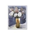 Picture of White Flower In Vase II _GroupedProduct_Rectangle_Portrait_Framed_Matted_